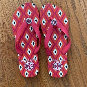 ❌SOLD❌Tory Burch Flip Flops Worn Once!